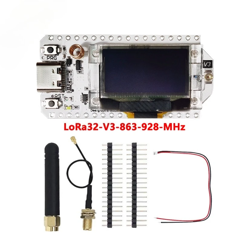 

Плата разработки LoRa32, совместимая с Arduino, на базе SX1262 ESP32-S3 OLED WIFI Meshtatic 433-510 МГц/868-915 МГц