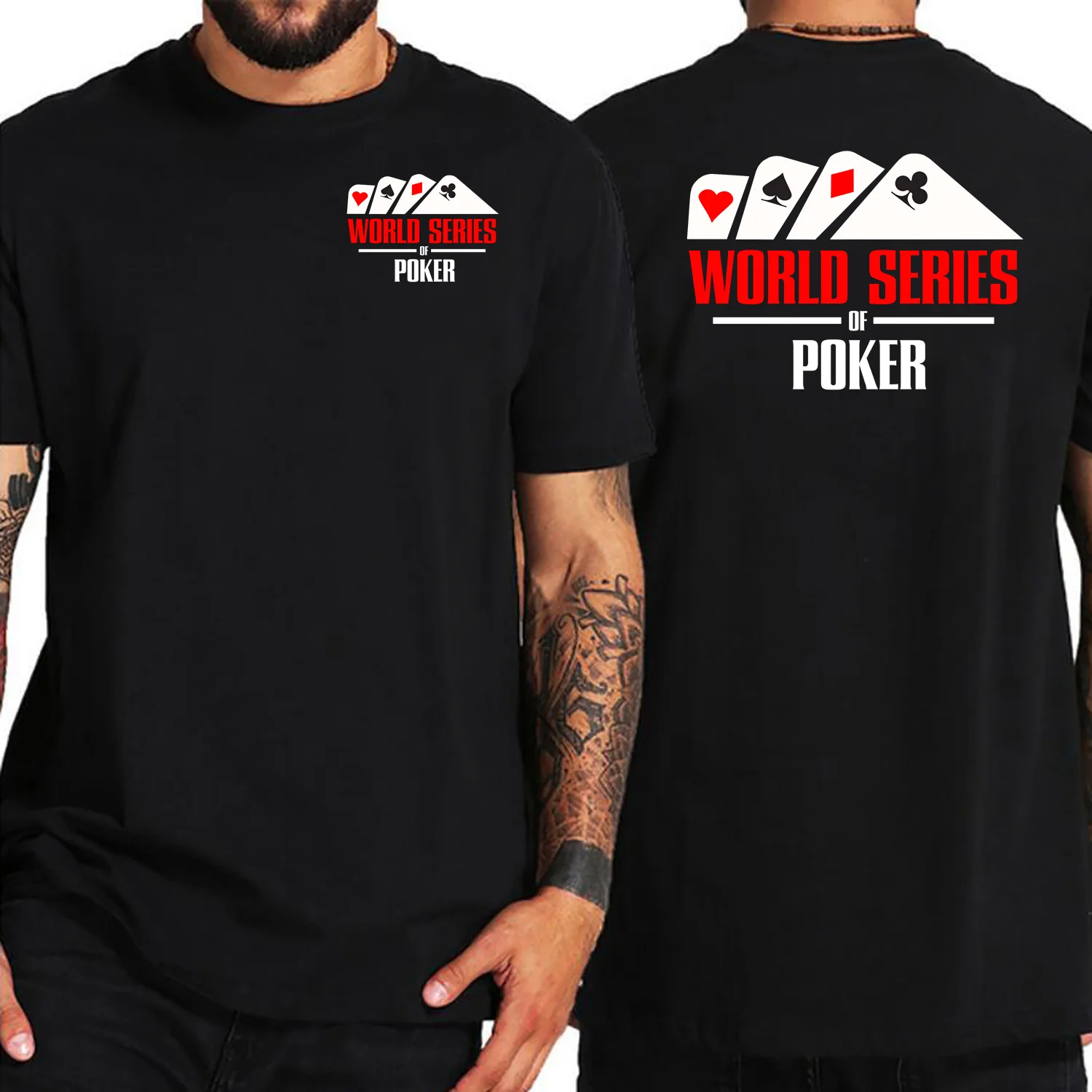 ワールドシリーズ・オブ・ポーカー-カードtシャツ-メンズ-ラスベガス-ファッション-トレンド-カジュアルウェア-スタイリッシュtシャツ-レジャーtシャツ-メンズtシャツ