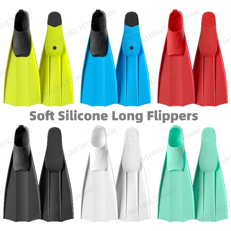 Water Sports Beach Shoes Professional Flexible Comfort Non-Slip Swimming Diving Fins Rubber Snorkeling Swim Flippers