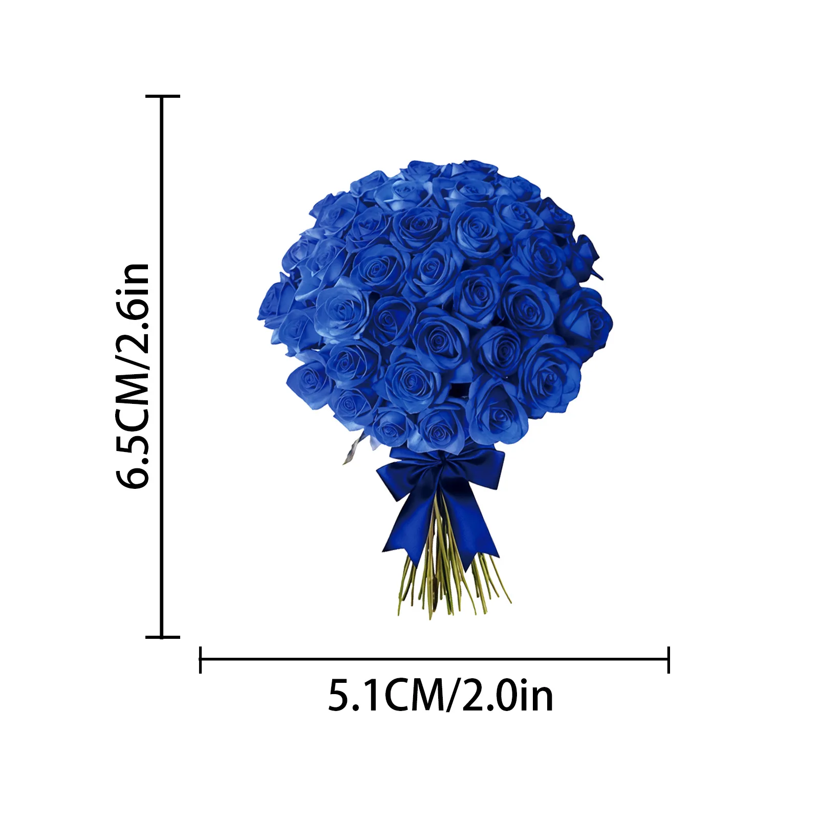 50PCS Blue INS Style Literary Graffiti Sticker DIY Decorative Mobile Phone Case Notebook Water Cup Toy Gift Sticker