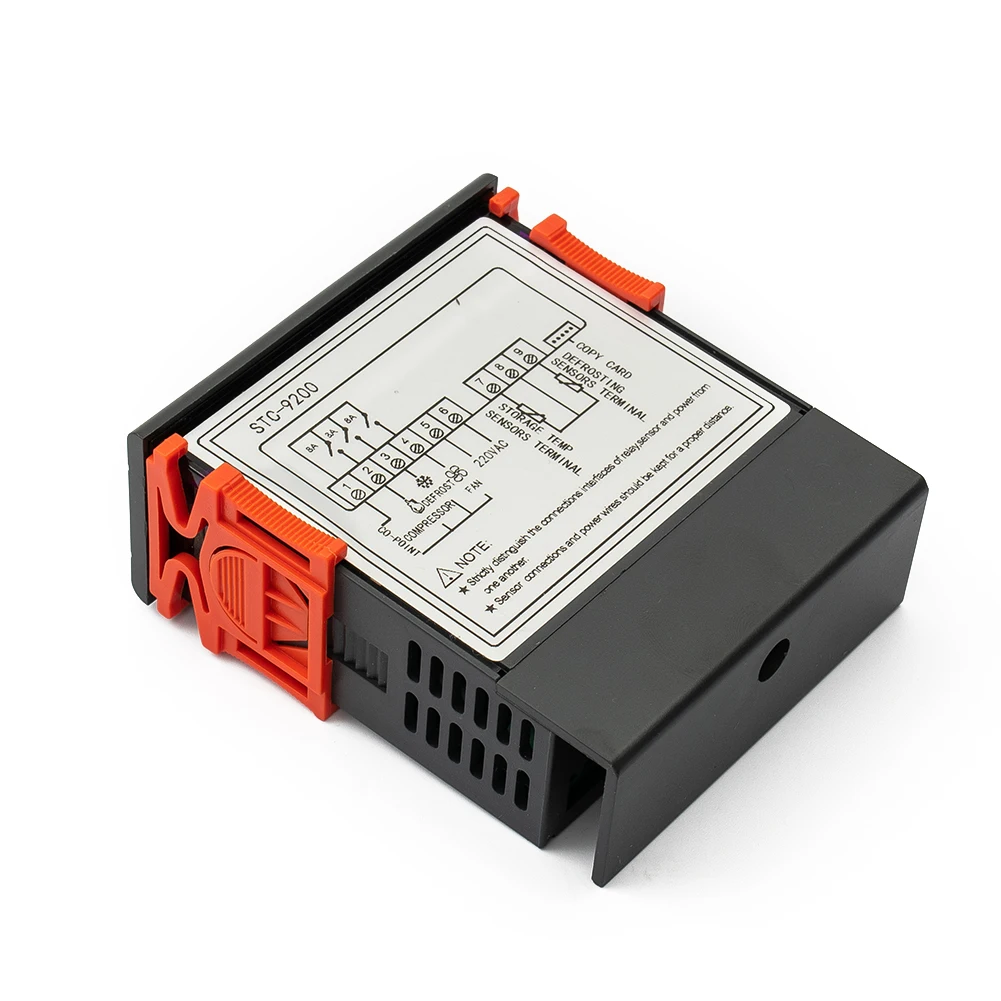 

Temperature Controller STC 9200 AC 220V Digital Temperature Controller for Refrigeration and Defrost with LCD Display
