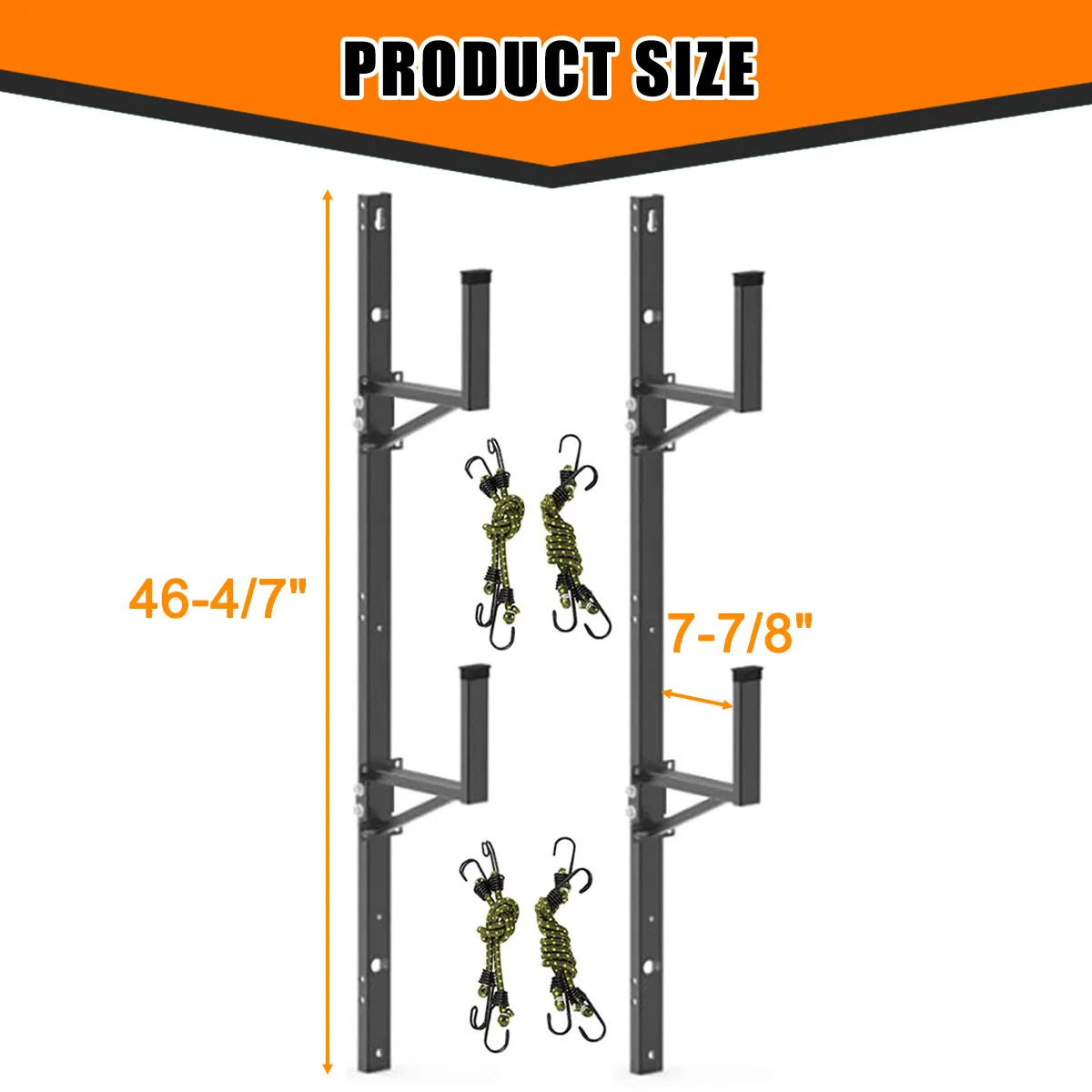 Verstellbarer Anhänger-Seitenleiterständer für geschlossene Anhänger-Anhänger-Außenwandhalterung