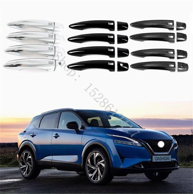 Poignée de porte pour Nissan Qashqai J12, couvercle de protection, couvercle, garniture, bol, accessoires de voiture, 2021, 2022, 2023, 2024