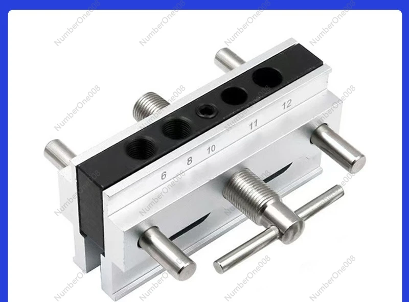 Woodworking Straight Hole Drilling Guide with Alignment Tool, Precision Boring Jig for Cabinet Making Furniture DIY