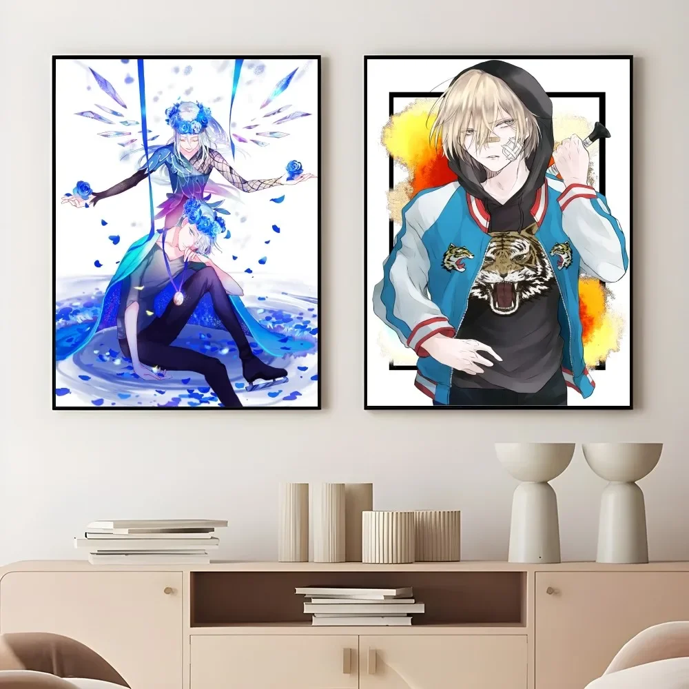 Yuri !!! on Ice Anime Cartoon Wall Arts Posters Canvas Painting for Room Office School Decoration Stuff Home Decor