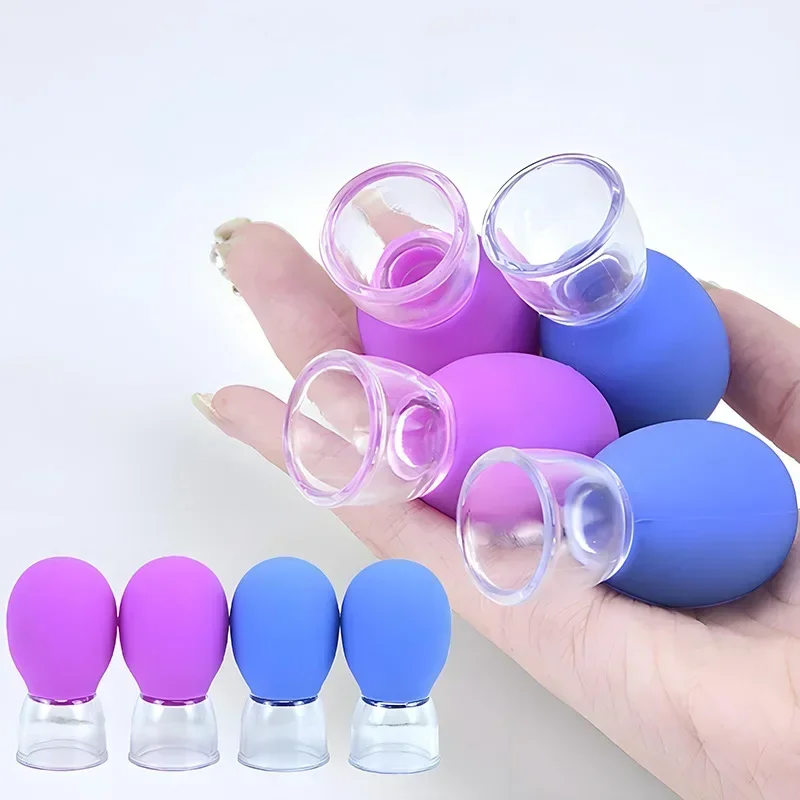 

Silicone Cupping Massage Cup For Body Face Neck Eye Massager Vacuum Tank Body Facial Care, Anti-aging Beauty Tool
