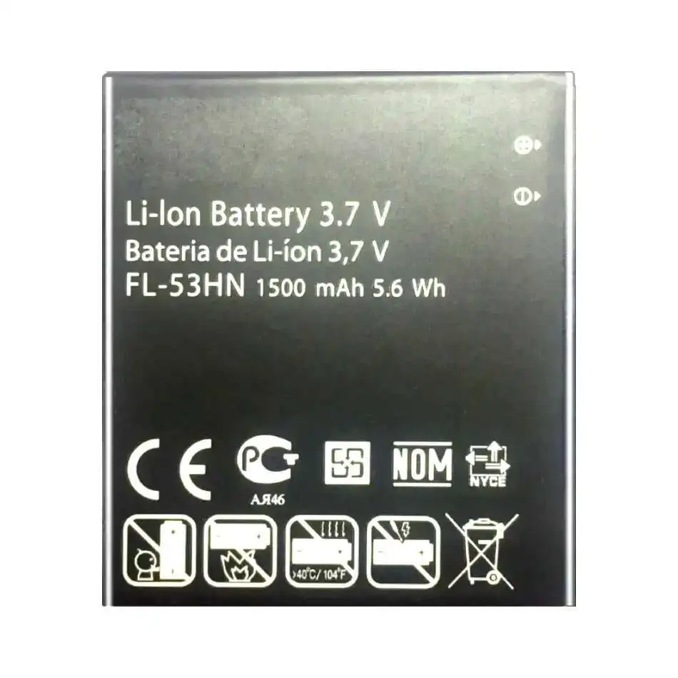 

1500Mah High Compatibility For LG P990 Optimus 2X 3D P920 P925 P993 P999 C729 SU660 FL 53HN Mobile Phone Battery FL-53HN