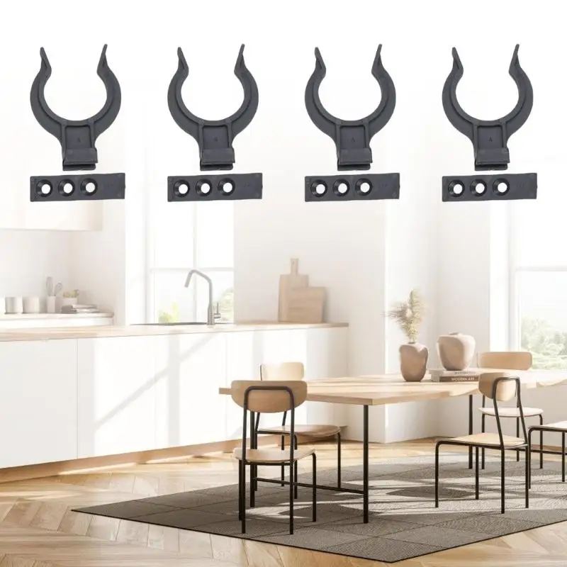 C63B 12PCS CABINET LIPITIONS CLIP CLAST HOLDER KITCHORK SKIRTING CLIP