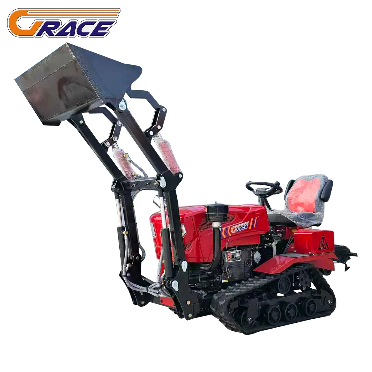 

2025 New Rubber Track Crawler Traktor 25hp 35 Hp 50 Hp 60hp 80hp 100 Hp Farm Crawler Mini Tractor 4x4 Agriculture for Sale