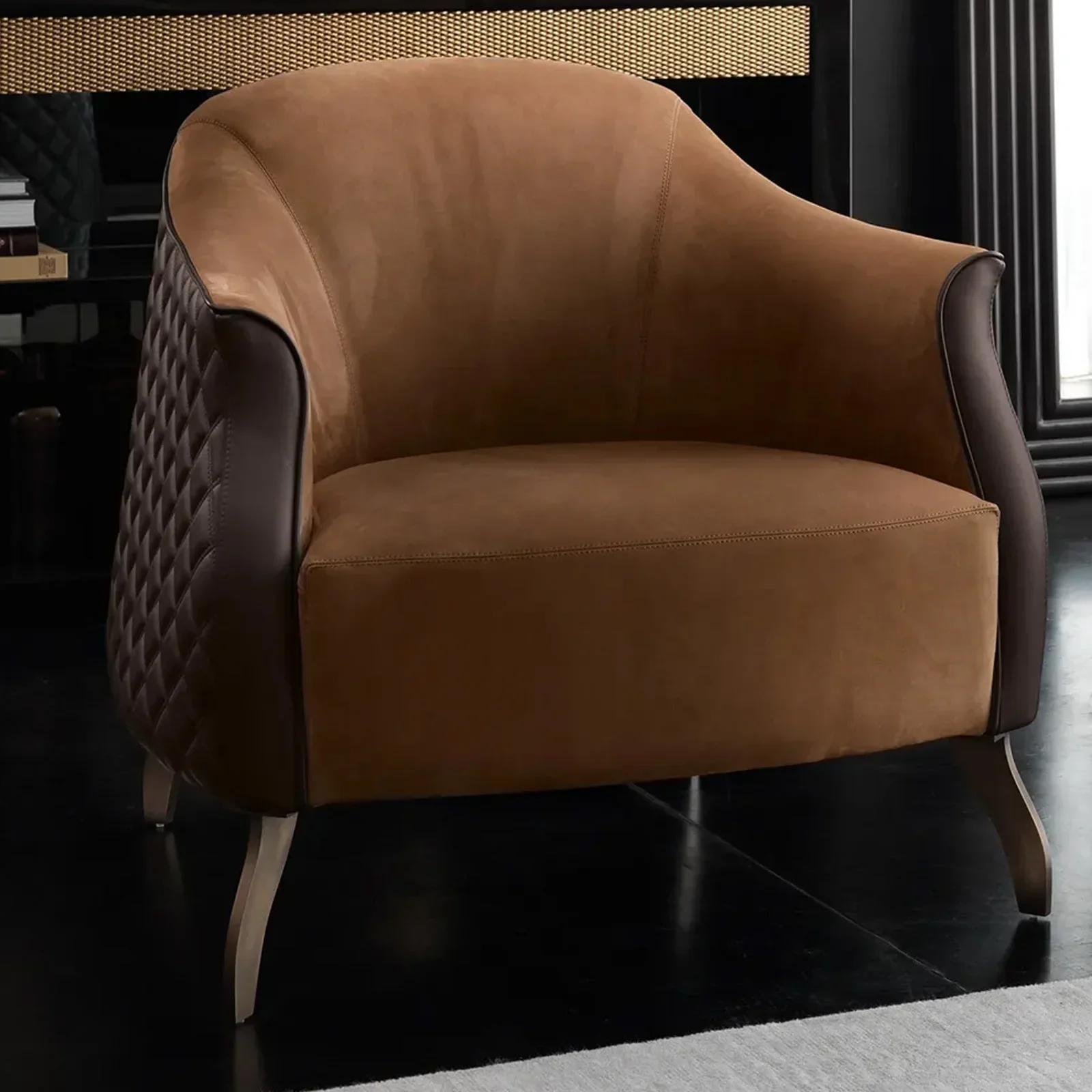 

For Custom Modern Accent Chair Furniture Living Room Chairs Armchairs Velvet Armchairs