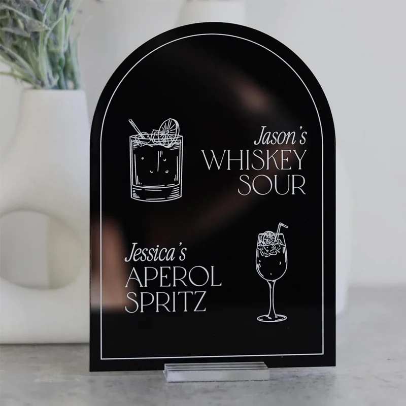 

Personalized Signature Cocktails,Signature Drink Bar Menu Sign,Custom Bar Menu,Wedding TableTop Signs Bar Signs