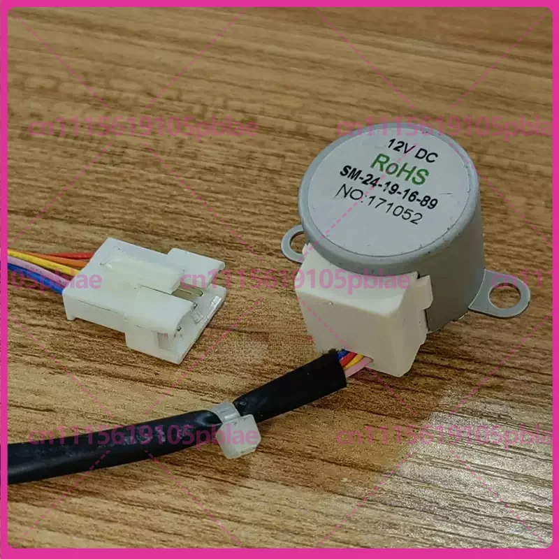2pcs 12V Step Swing Louver Synchronous Motor SM‑24‑19‑16‑89 Replacement For Midea Air Conditioner Repair Spare Part