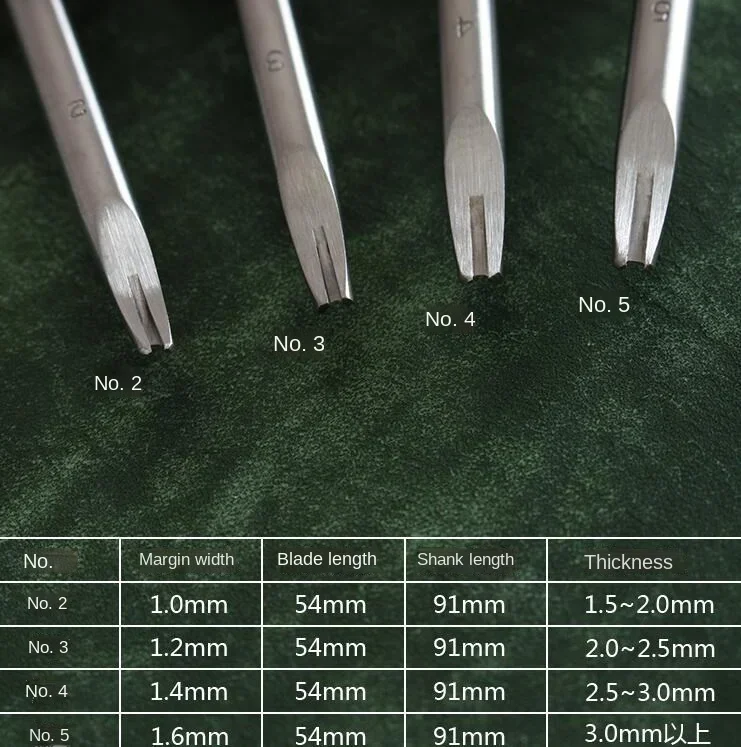 1 قطعة حافة Beveler أداة القطع أدوات التشذيب الجلدية الشطب المحاصيل أداة الجلود حافة Skiving Beveler أدوات جلدية الحرفية #5