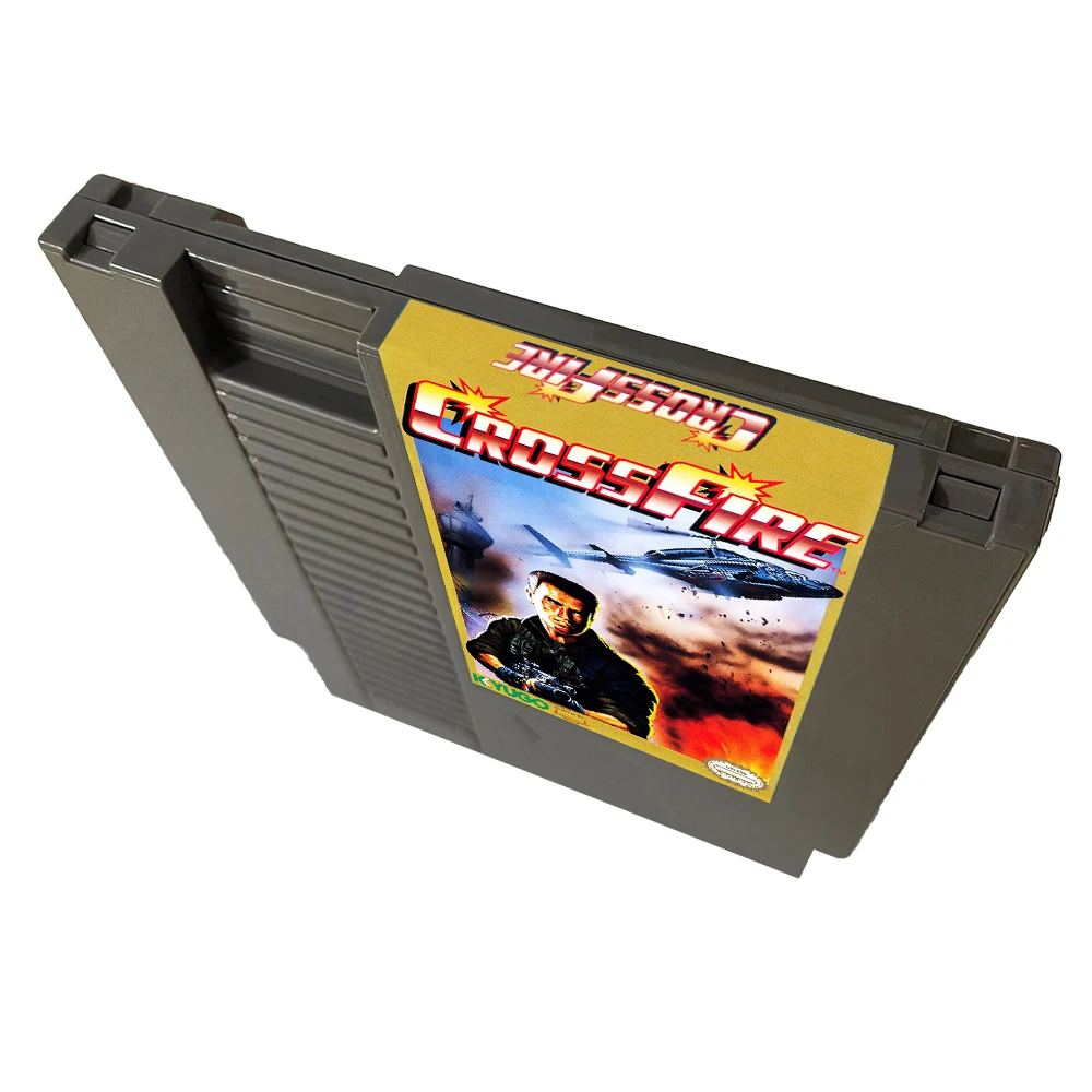 Classic Game CrossFire For NES Super Games 72 Pins 8 Bit Game Card Cartridge,for NES Retro Game Console - English