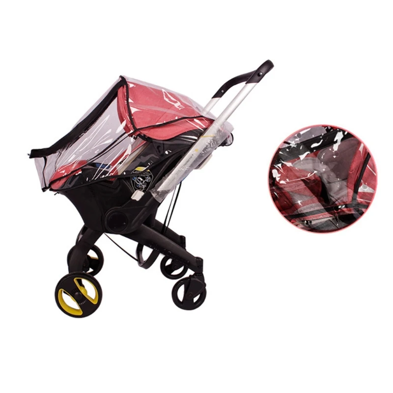 Kinderwagen Regenhoes Baby-auto voor stoel Waterdicht Winddicht Transparant schild voor kinderwagen Kinderwagen Nieuw Dropship