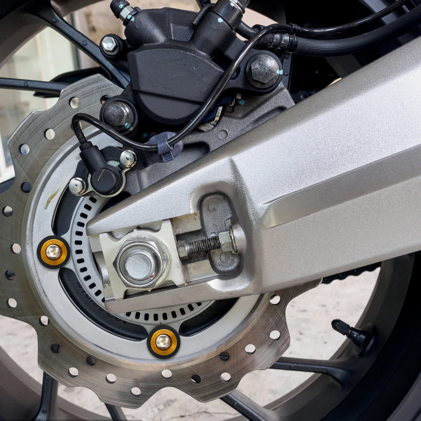 Motorcycle Swing Arm Spools Sliders Swingarm Stand Motorbike Accessories Screws Double Ended
