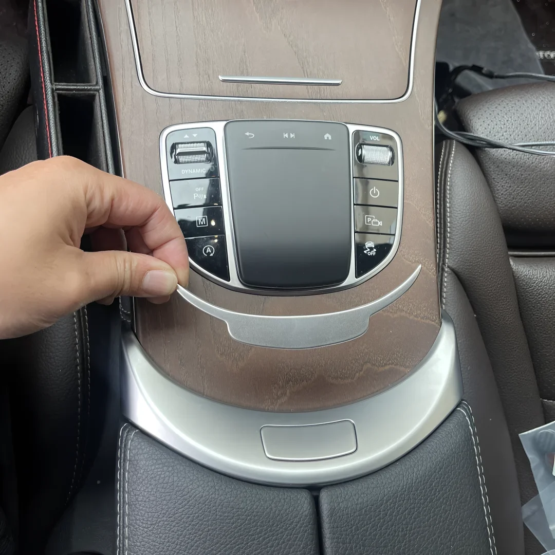 

Для Mercedes-Benz W205 C-class X253 GLC W213 E-class интерьер модифицированное центральное управление мышь украшение яркая полоса