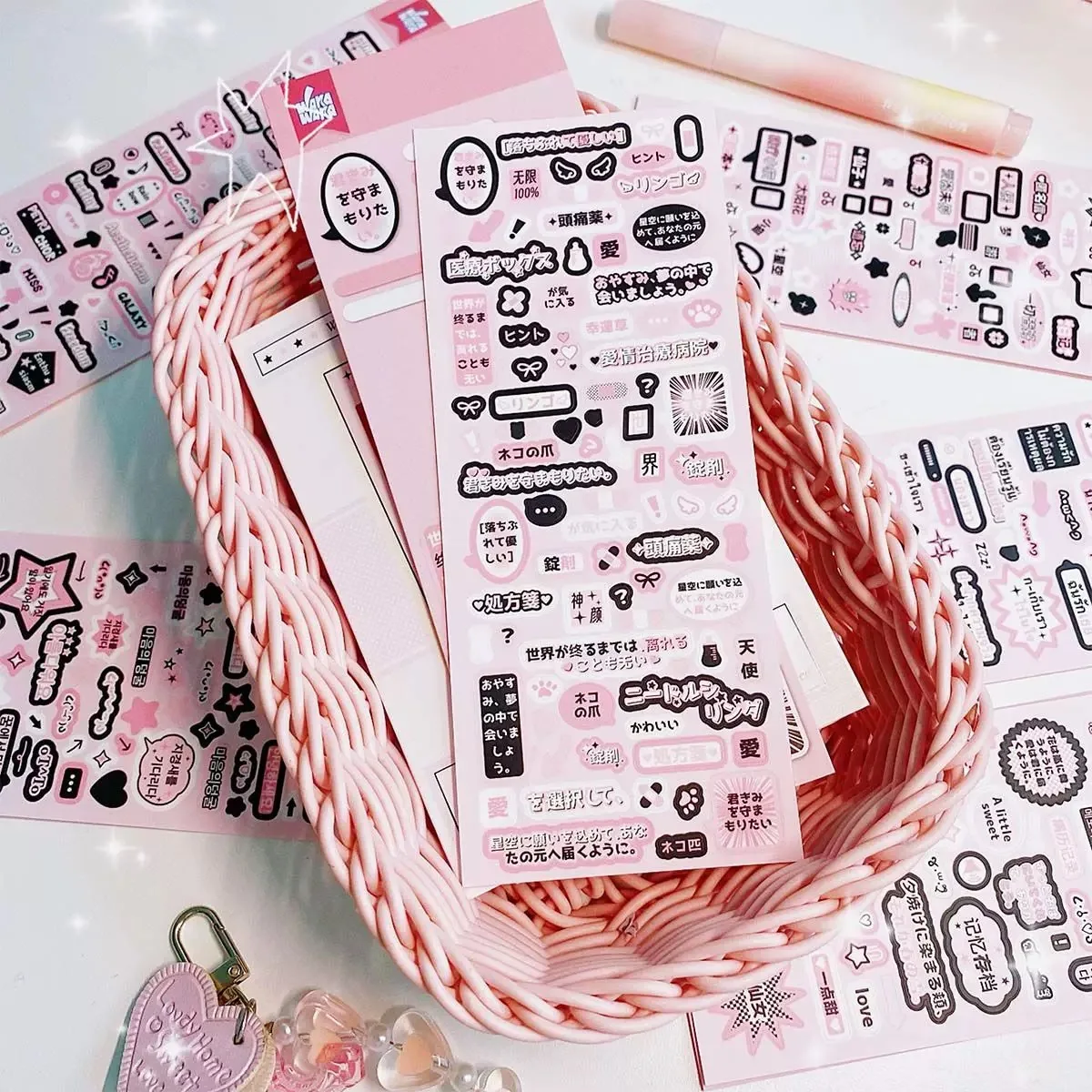 MINKYS Neue Ankunft 3 stücke 6 stücke Kawaii Bär Band Laser Bling Aufkleber DIY Sammelalbum Aufkleber Konfetti Dekoration DIY Foto rahmen – Detail 4
