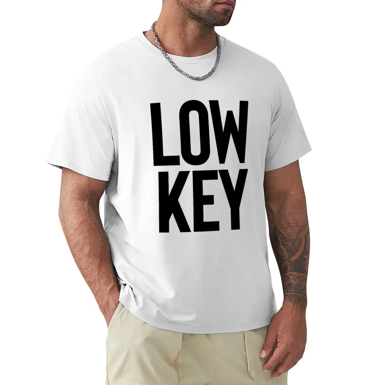 Lowkey ~ Hipster Quote Book T-Shirt customs design your own blacks Men's clothing