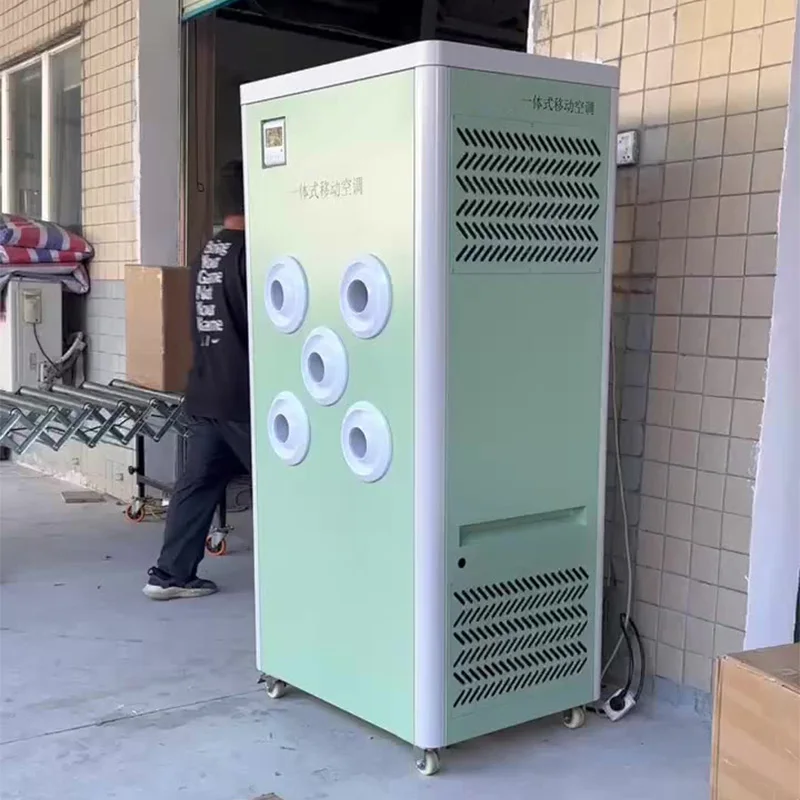 Free installation single cooling integrated mobile air conditioner for cooling large spaces in workshops, factories and logistic