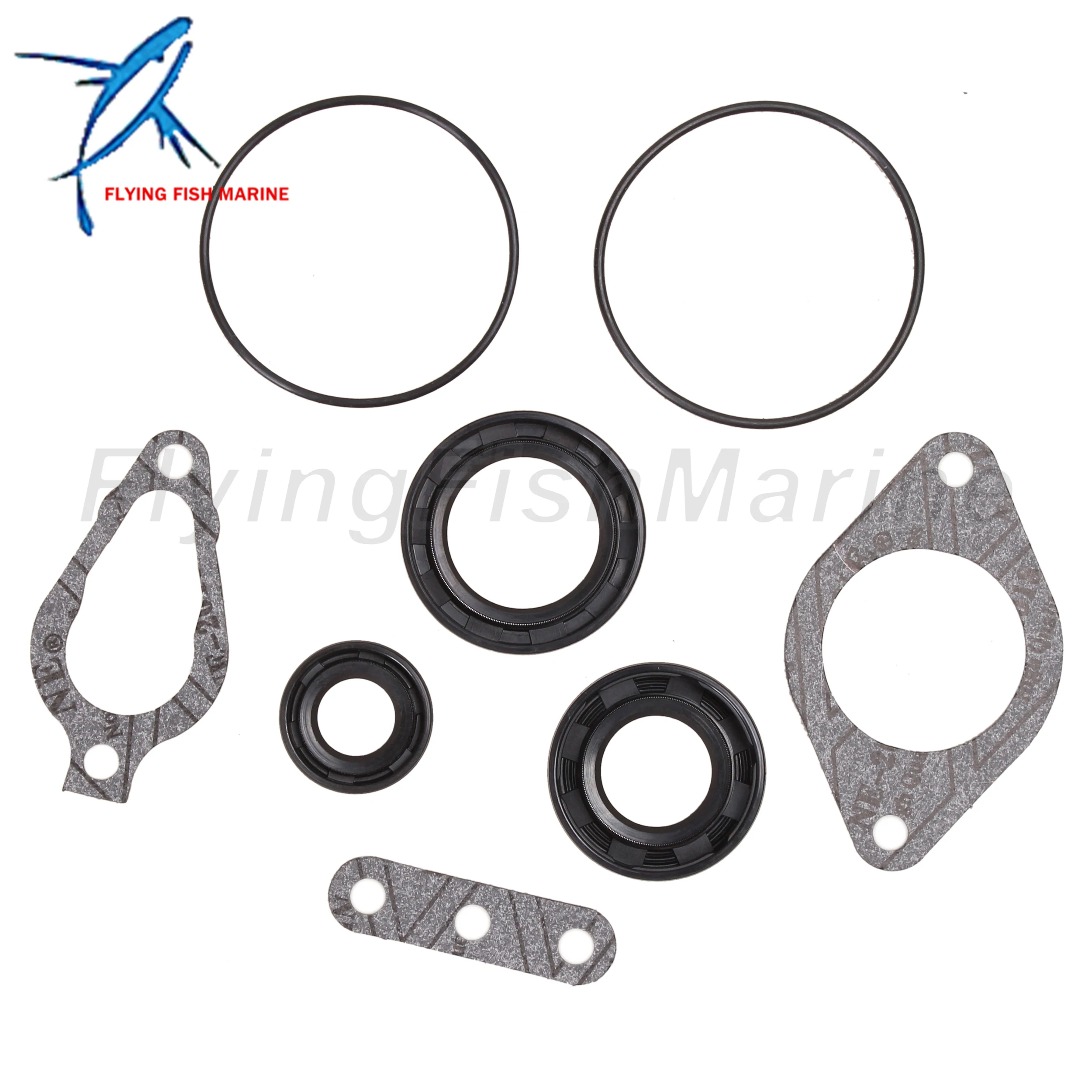 Outboard Motor 3A1-87121-0 3A1871210M Power Head Gasket Kits for Tohatsu Nissan 25HP 30HP, 8M0065545 8M0119225 for Mercury