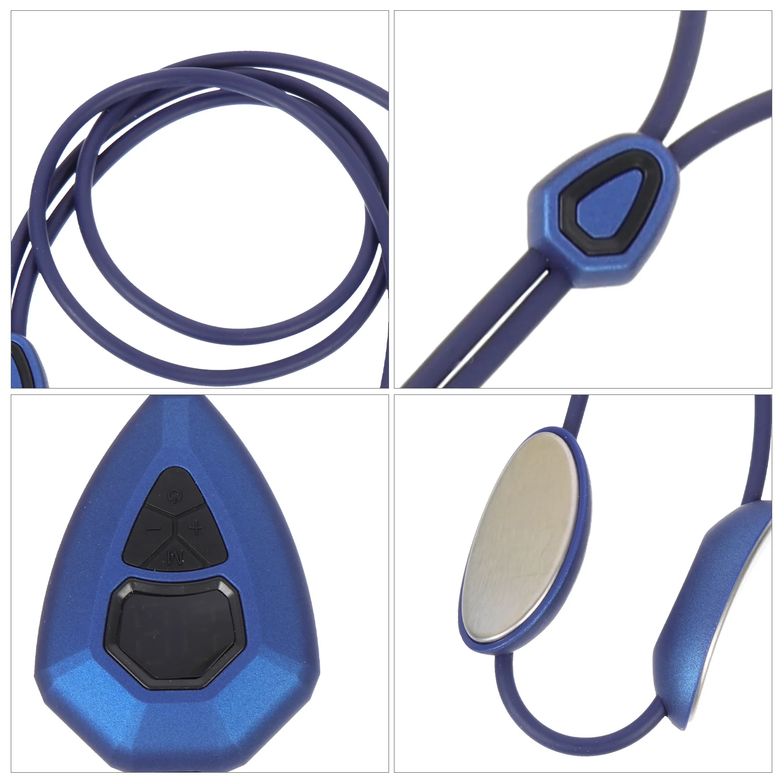 

1Set Neck Massager Hanging Design Hot Compress Portable Silicone Electric Cervical Spine Massage Instrument for Pain