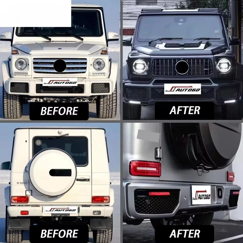 Auto Tuning Accessories Body Kit for Mercedes Benz G-Class G Wagon G500 G550 W463 2002-2018 Upgrade To W464 W463A 2019+ B-Brabus