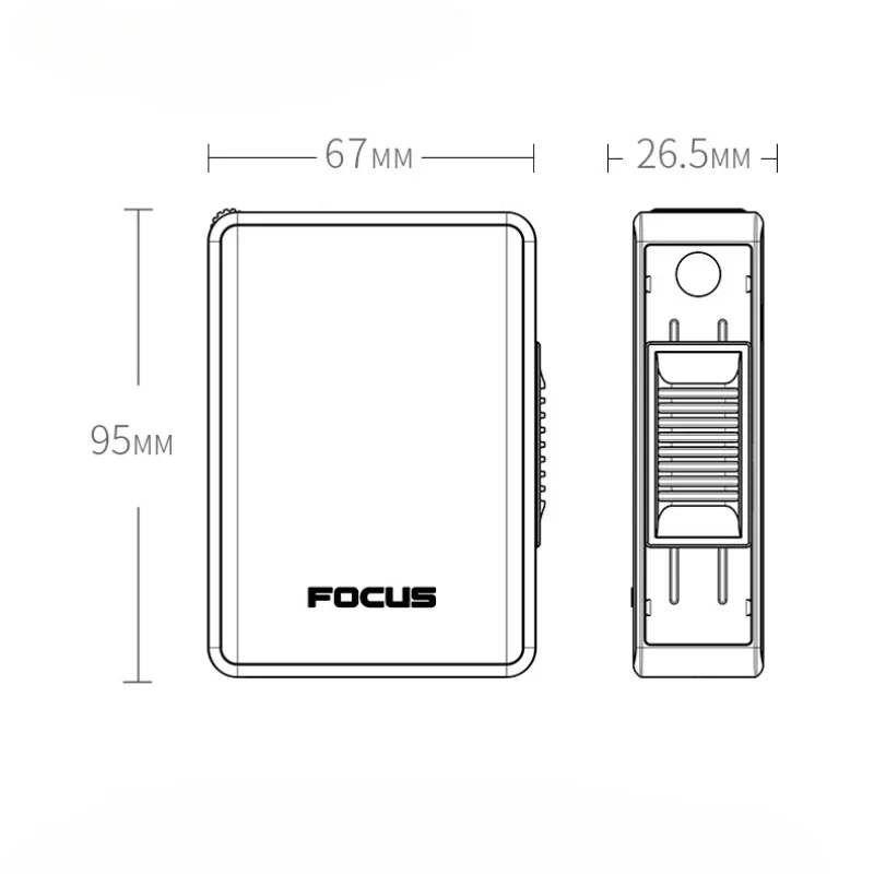 20 Thick Cigarette Case Tungsten Wire Igniter USB Charging Lighter Outdoor Waterproof and Moisture proof Electronic Lighters