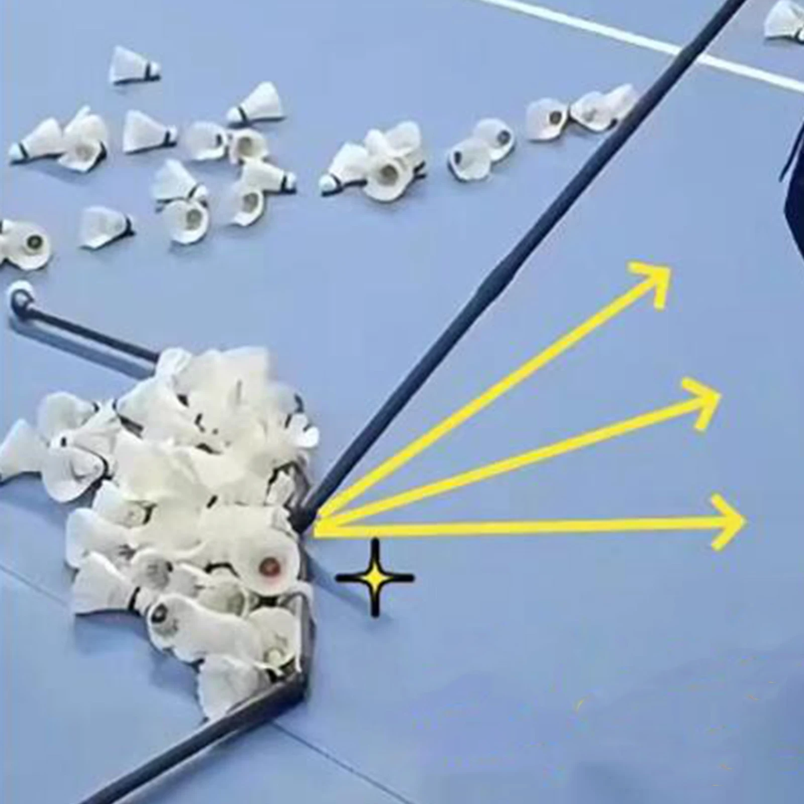 Colector de volantes de bádmin - Badminton Video reseña y precio