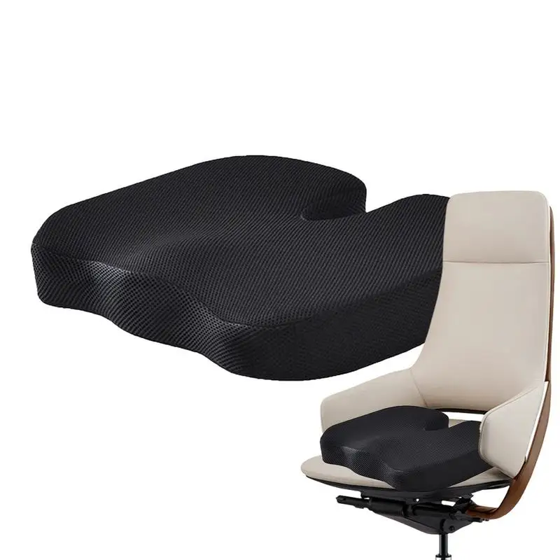 Chair Pad For Buttocks Ergonomic Butt Pillow Comfortable Gel Seat Cushion Comfortable Chair Pad Tailbone Posture Chair Cushion