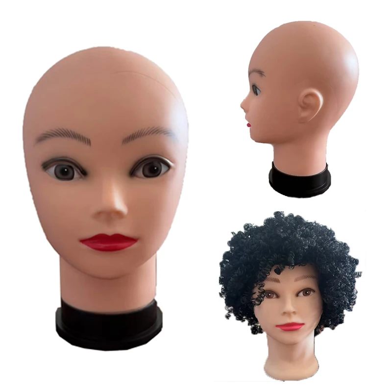 

1pcs Wig Head Soft Teaching Head Female Mannequin Head For Making Wigs Display Wigs Manikin Head Training Head without Hair