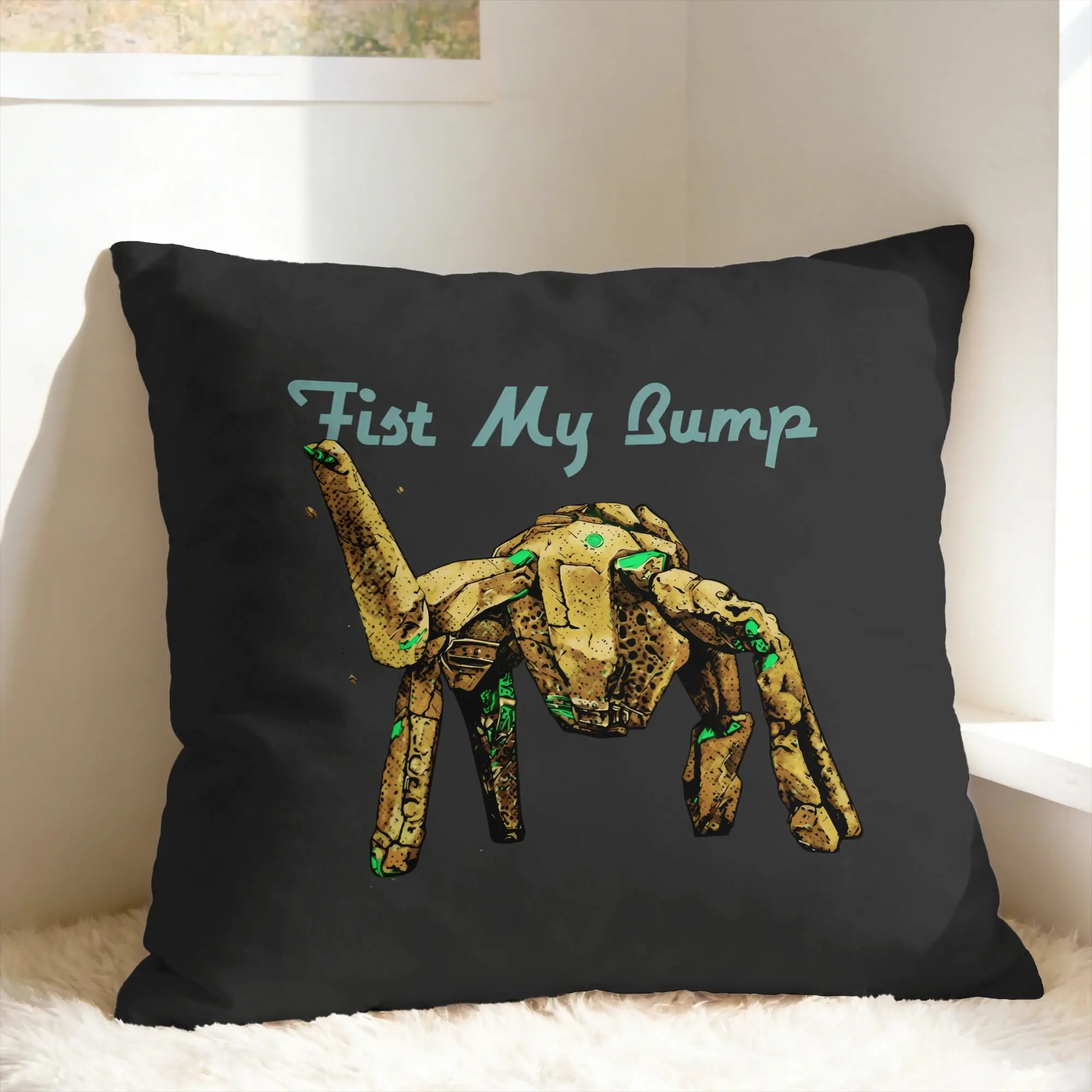 P-Project Hail Mary fist my bump Pillow Cover  Comfy Cushion Cover Novelty Pillow Case For Office Car Home Decor