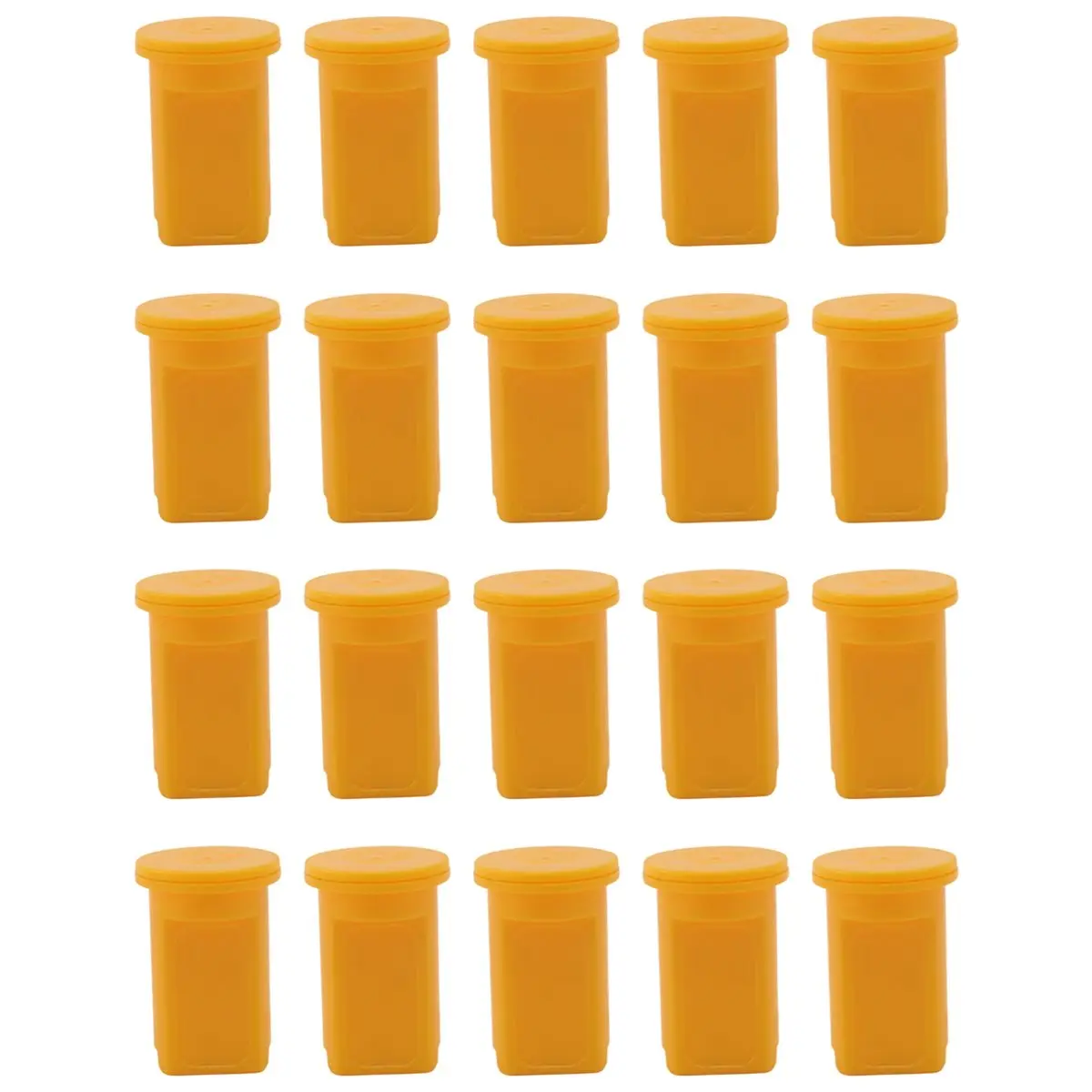 Compatible 20PCS RC Agricultural Plant Protection UAV High Pressure Windproof Anti-Drift Flat Fan Spray Nozzles Yellow