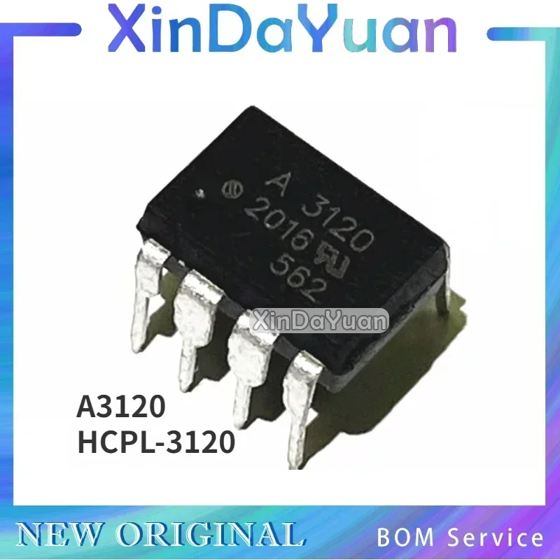 5 pcs A3120 HCPL-3120 A3140 A3150 A3180 DIP-8  A3120V Isolator Optocoupler