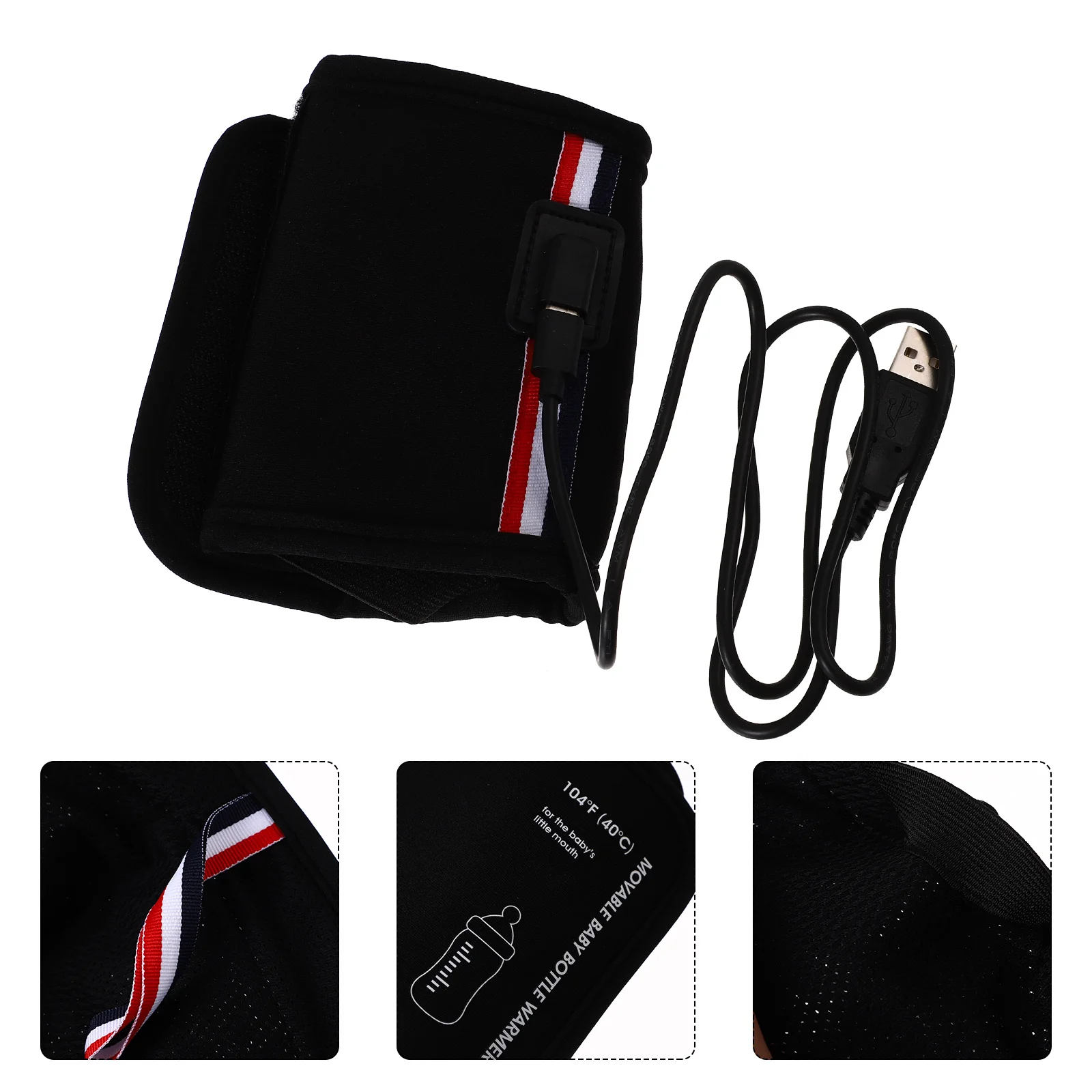 

Автомобильный подогреватель детских бутылочек 12 В, мини-линейный программатор температуры, портативный обогреватель для кофе, воды, молока, сока, для путешествий, черный