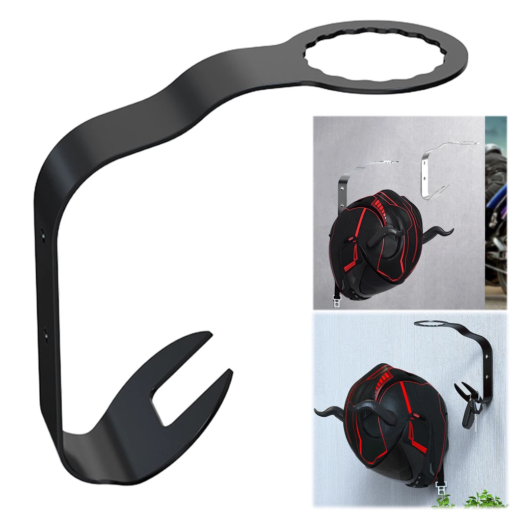 

Motorcycle Helmet Holder Wall Mount Helmet Hanger Helmet Display Hanger for Motorcycle Bike Baseball Football Helmet