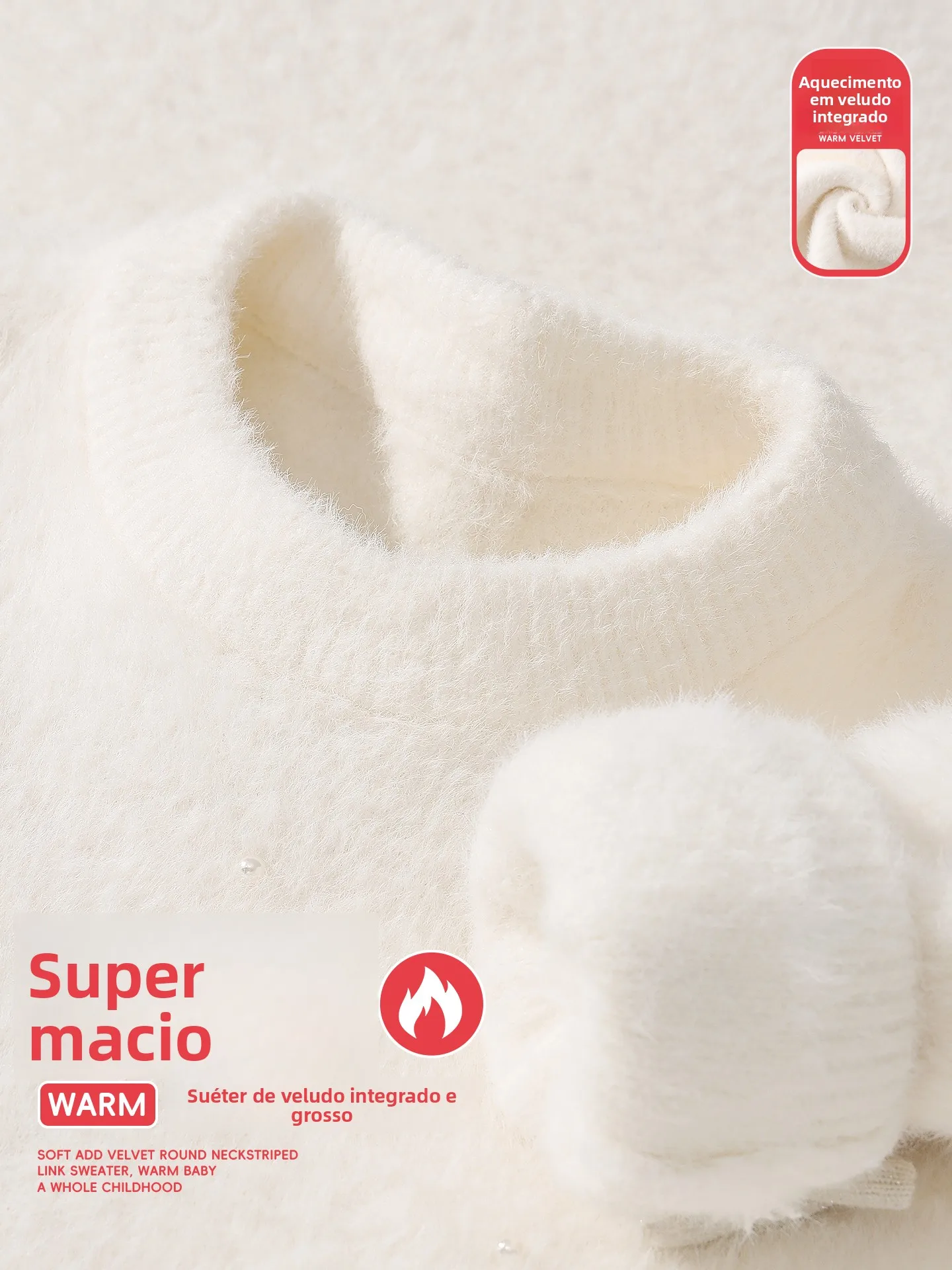 girls-winter-fce-lined-thiened-knitted-sweater-2025-new-autumn-winter-children's-clothing-big-kids-versatile-winter-top