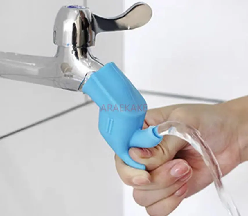 

1pcs Silicone faucet extender connector, handwashing sink, splash proof water inlet, water dispenser extender faucet