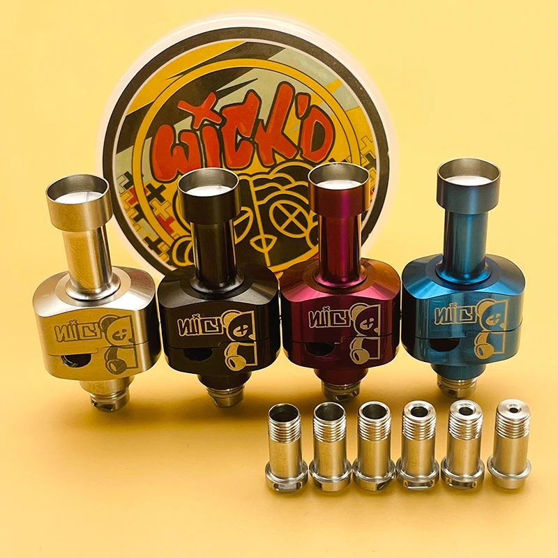 

DSX Wick'd Alpha Style RBA Bridge Airflow Pins 1.2/2.0/2.5/3.0/3.5/4.0/4.5mm For Billet / BB / Boro AIO Device