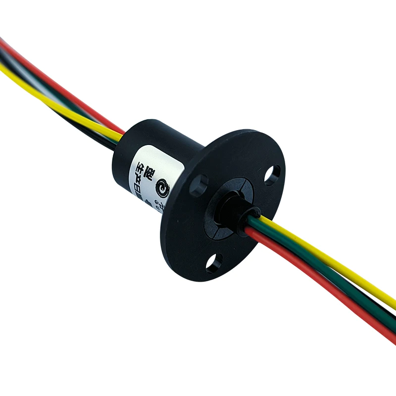 WX12-4P05 micro signal slip ring OD 12.4mm 4-way  5A cap type slip ring