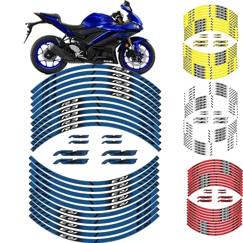 

Для деталей двигателя мотоцикла, декоративная наклейка на контурное колесо-B YAMAHA YZF R3 R 3