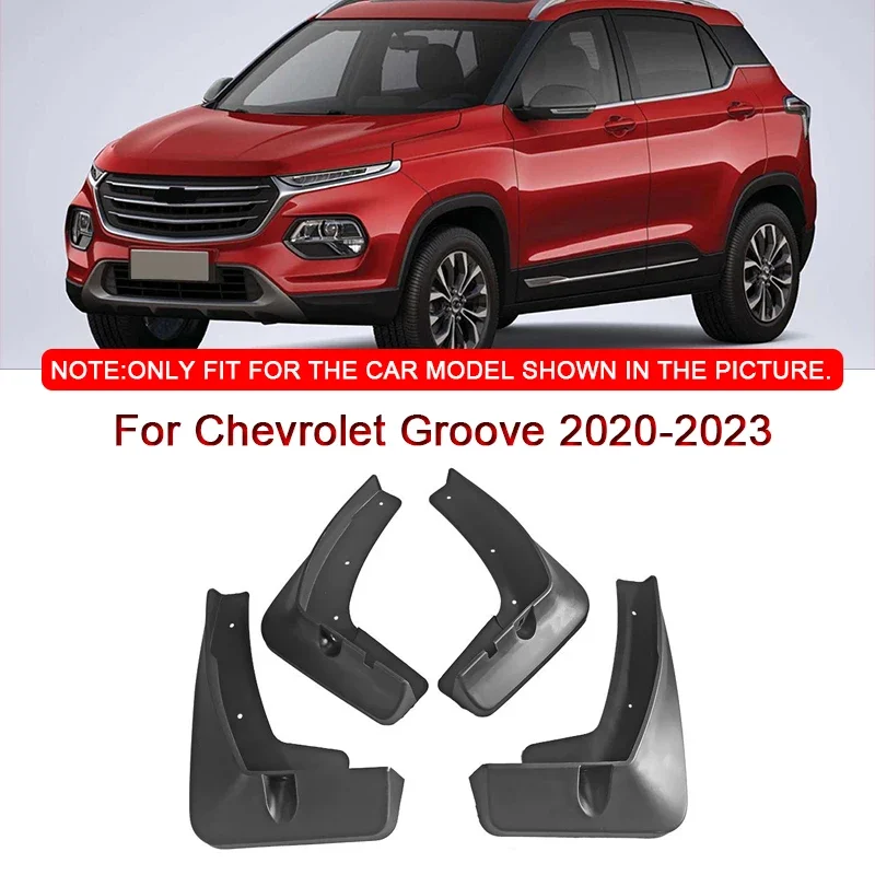 

For Chevrolet Groove 2020-2023 Car Styling ABS Car Mud Flaps Splash Guard Mudguards MudFlaps Front Rear Fender Auto Accessories