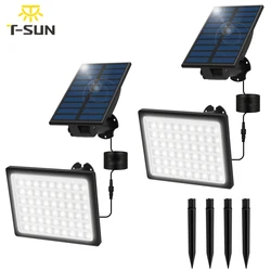 3000k/6000k luz solar da parede luz solar do jardim ip65 à prova dwaterproof água solar spotlight lâmpada de parede de energia solar luzes solares ao ar livre