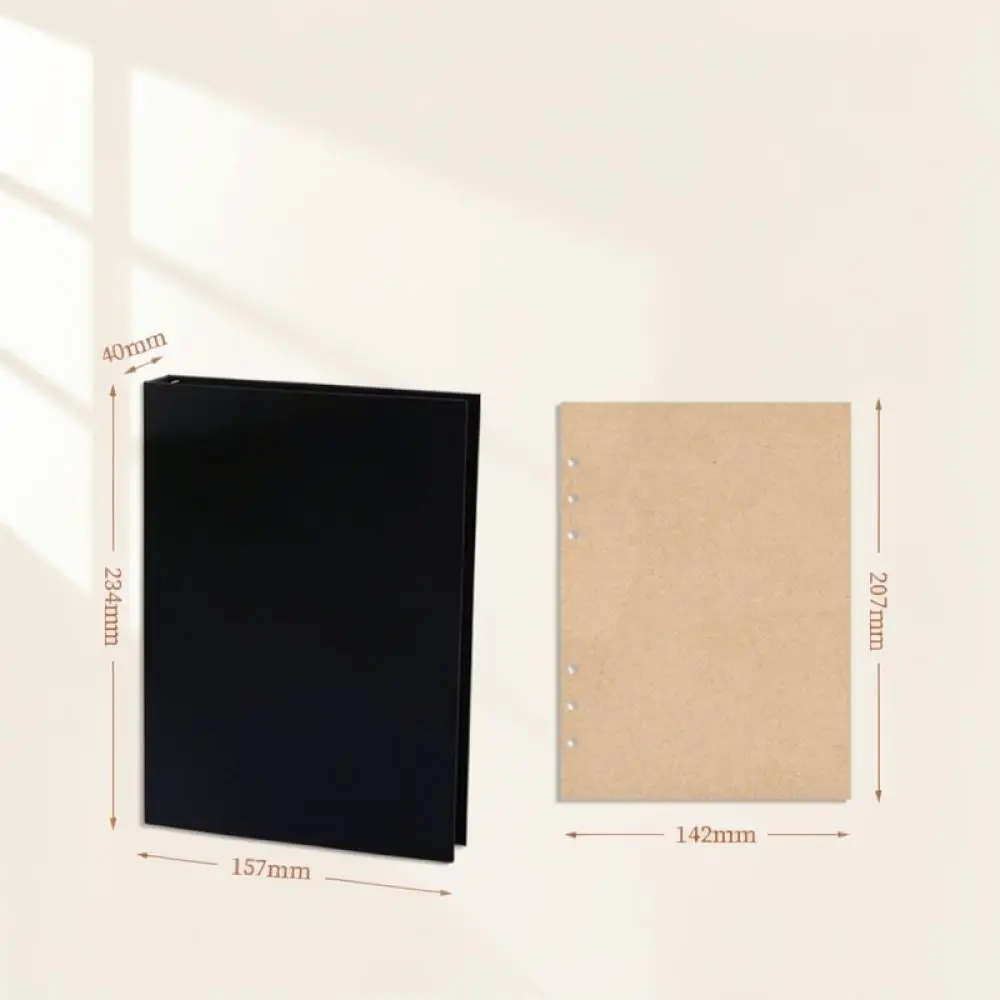 For Baiheng Retro Loose Leaf Photo Album Kraft Paper Scrapbook DIY Handmade Graduation Album Memory Journal Record Craft Book