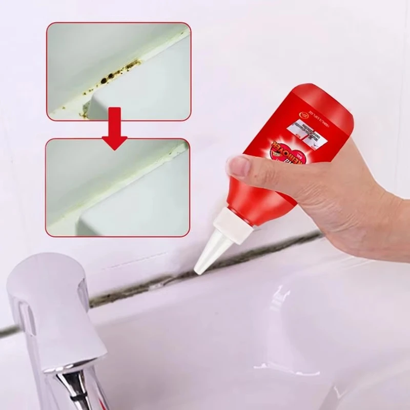 A26F-Washing Machine Cleaner 100Ml Black Mold Shower Remover Washer Machine Cleaner Mold Stain Remover Gel Front Load Washer