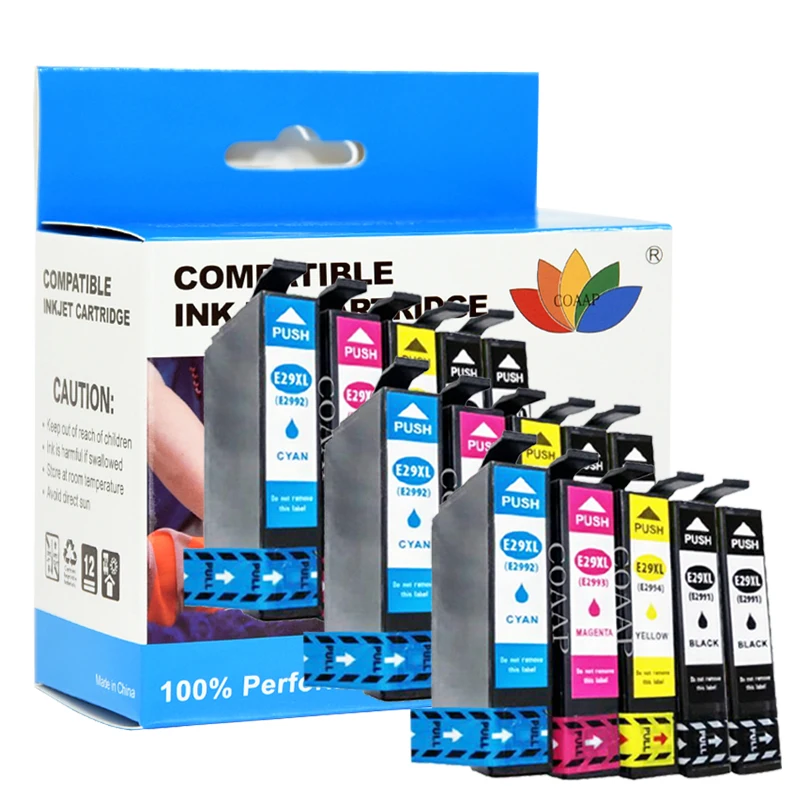 

COAAP T2991 29 чернил 29XL T2996, совместимые с картриджами Epson XP-235 XP-245 XP-332 XP-335 XP-432 XP-342 XP-435