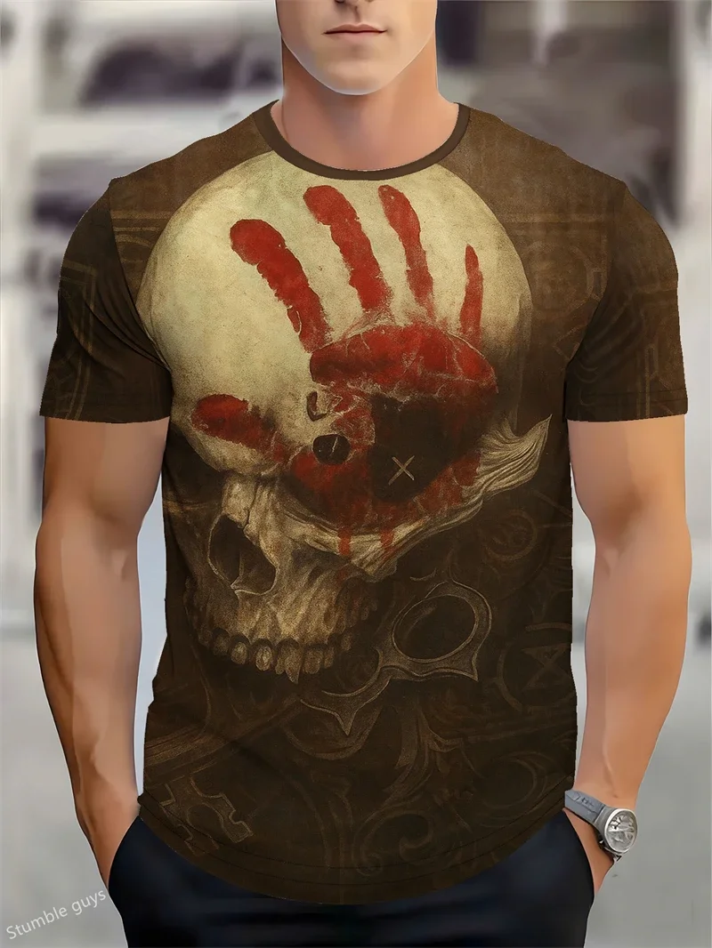 Men's Oversized Streetwear Tee Summer Anime Graphic Loose Short Sleeve Comfortable Soft Fashion Sports Jersey
