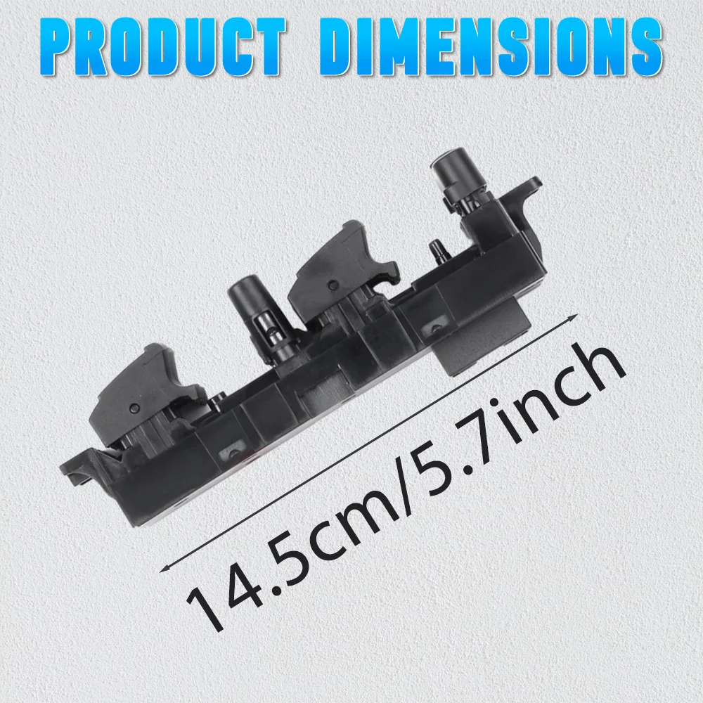 ABS 블랙 윈도우 스위치 버튼 커버 1J4959857 VW 골프 4도어 신형 바디 스타일 1999용