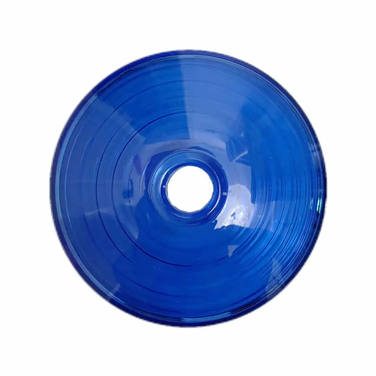 Bio disc 4 Blue Bioglass Disc Cup coaster Glass Material with IONES Energia Cuantica