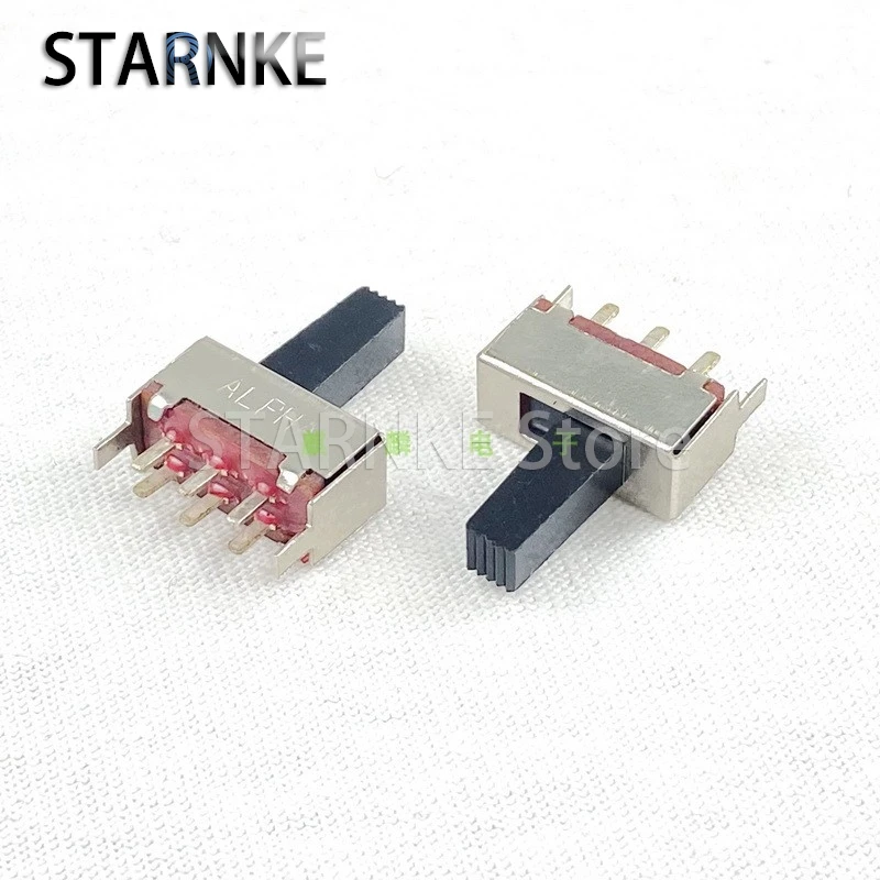 5PCS Toggle Switch 6-Pin 2 Way Switch Handle Length 12MM Potentiometer Switch Stroke 3.5mm